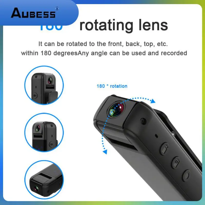 

Sports Mini Digital Camera Mini Recorder Portable Back Clip Design Dv Magnetic Safety Camera Professional Noise Filtering Camara