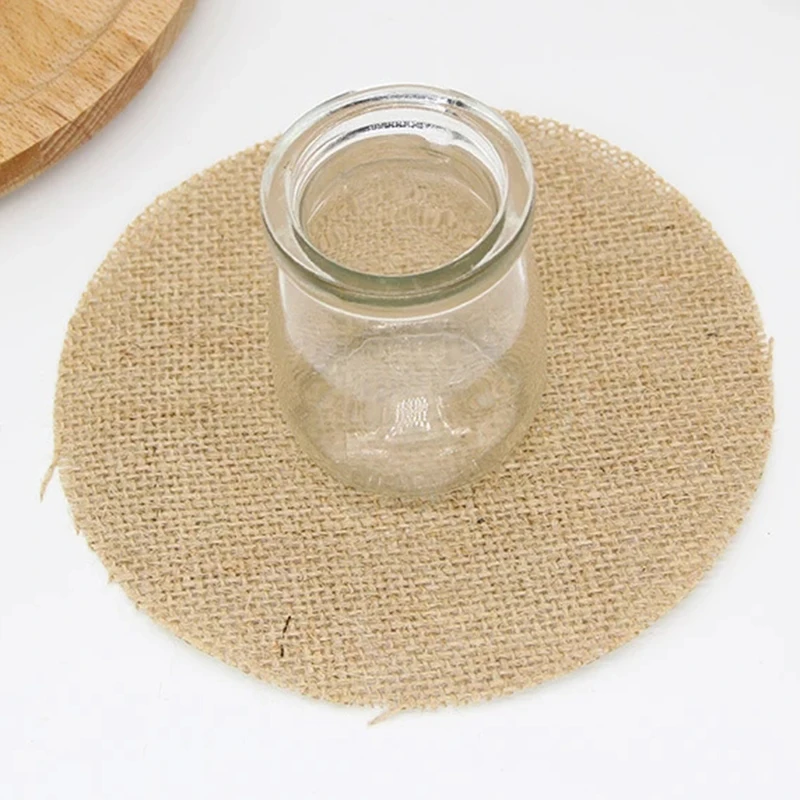 

Джутовая веревка 15 см, скатерть, круглая форма, свадебное украшение в деревенском стиле, украшение для стола на Рождество, вечеринку, свадеб...