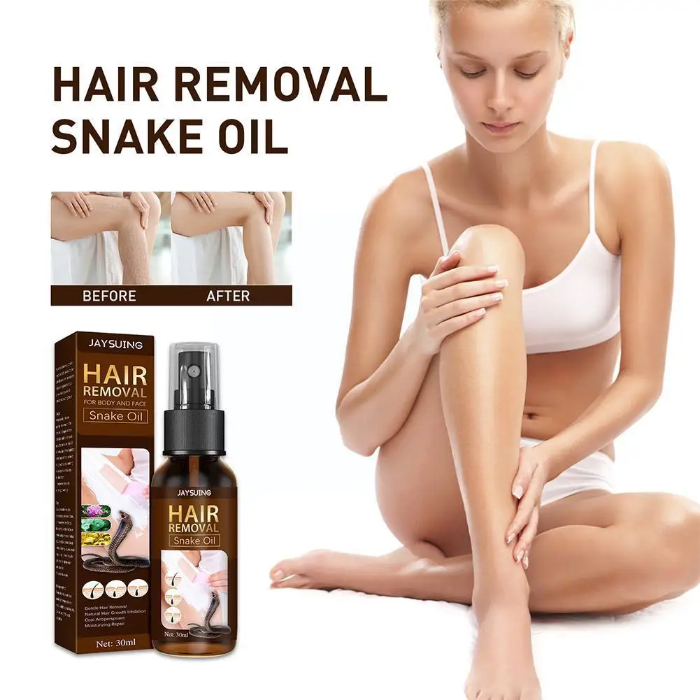 Спрей под змеиное масло для удаления волос 30 мл ингибитор быстрого роста спрей