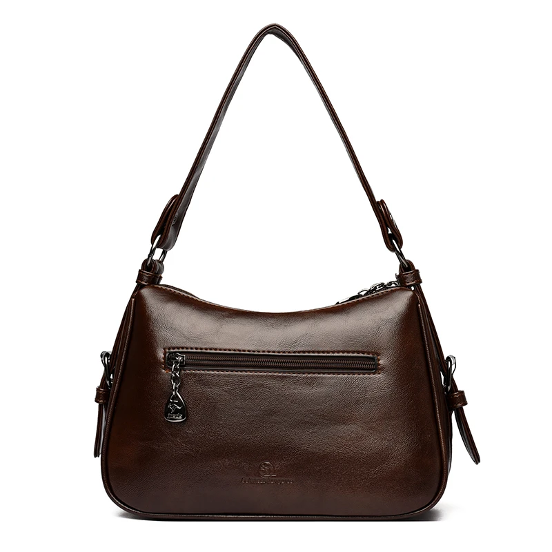 Женские сумки на плечо двухслойная сумка через большой вместимости винтажные