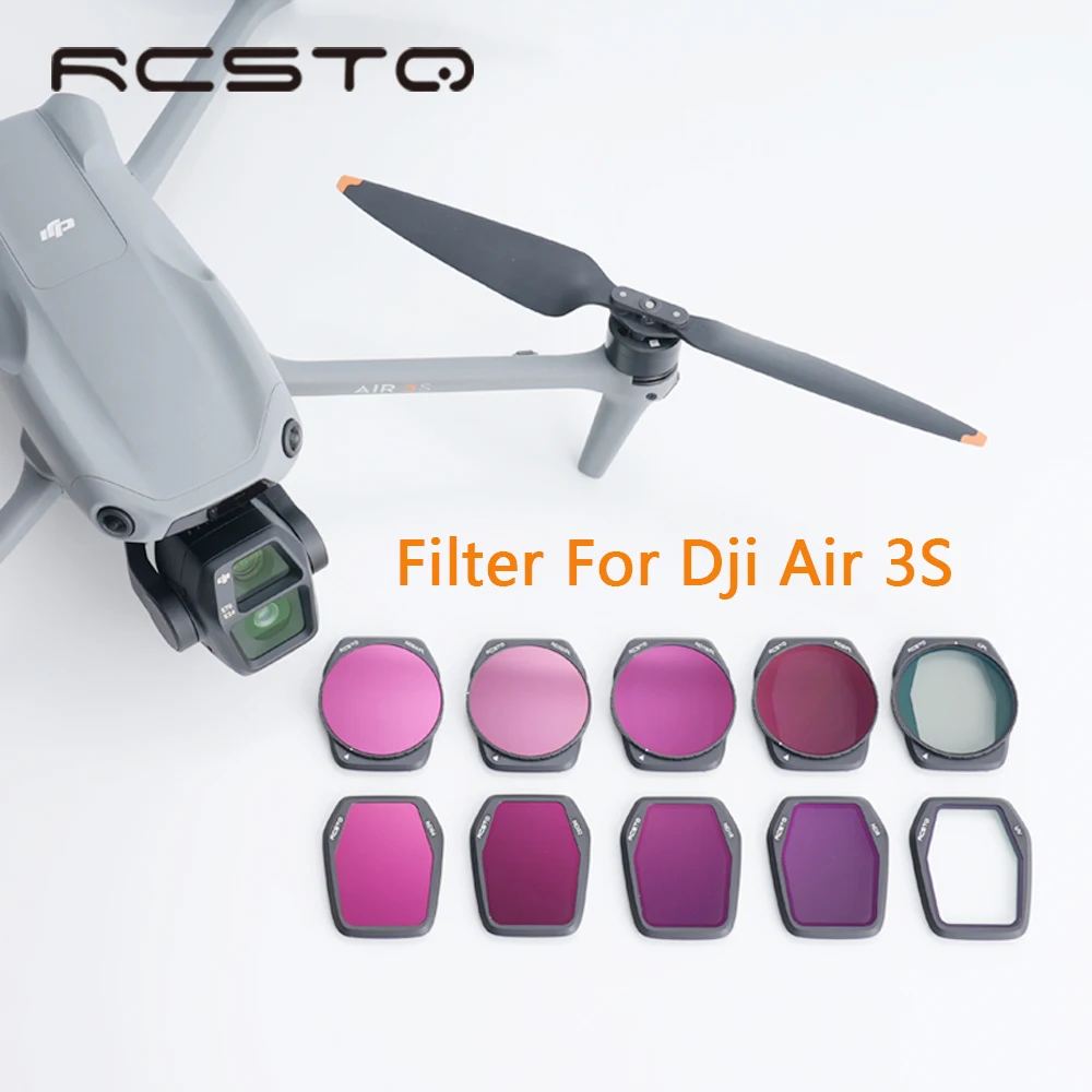 RCSTQ CPL-фильтр для DJI Air 3S набор регулируемых фильтров объектива UV ND8PL ND16PL ND32PL ND64PL