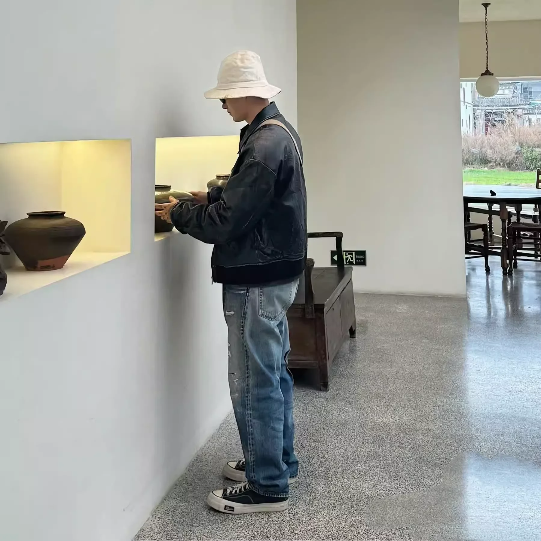 Мужские Разрушенные Джинсы второго поколения VISVIM JOURNEYMAN 22SS