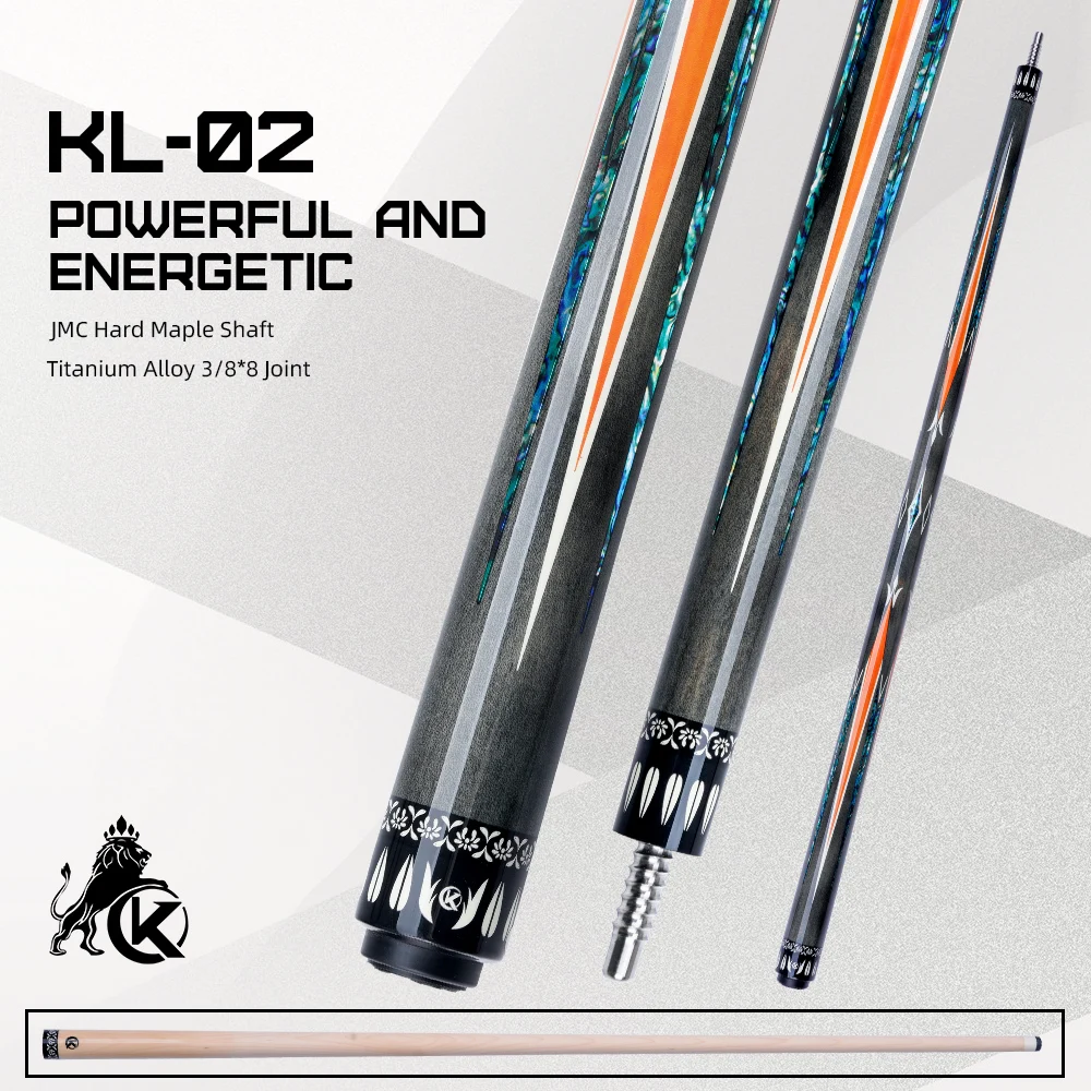 Фото Бильярдный кий KONLLEN Maple Pool Cue K Series с низким уровнем деформации, профессиональный, с наконечником 12 мм, распродажа. №3