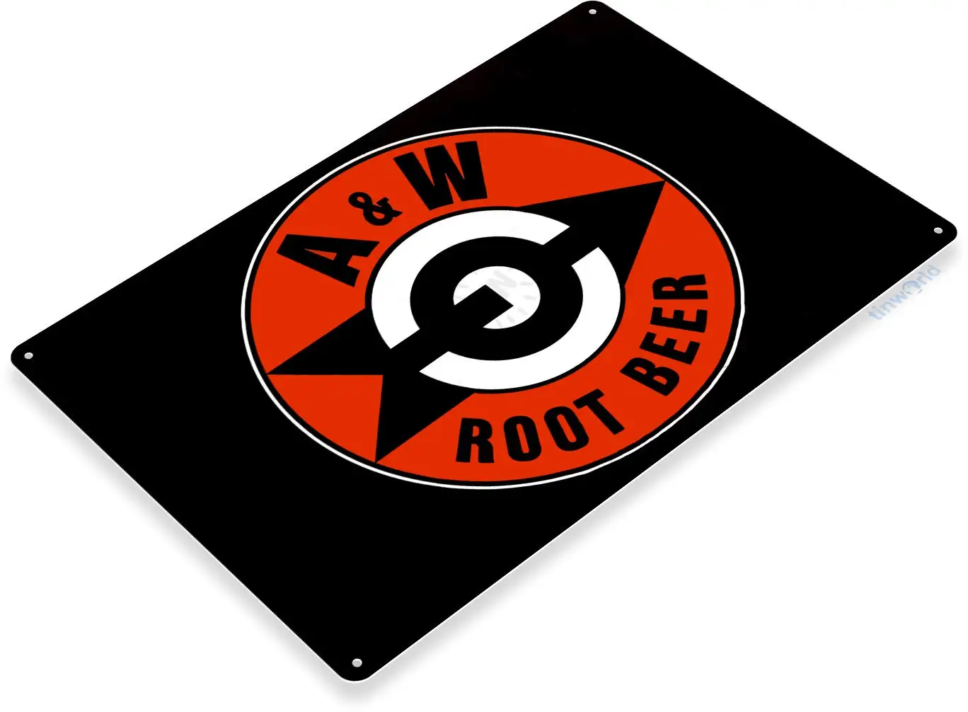 Tinworld жестяной знак A &amp W Root Beer Retro металлический декор магазин аксессуаров для