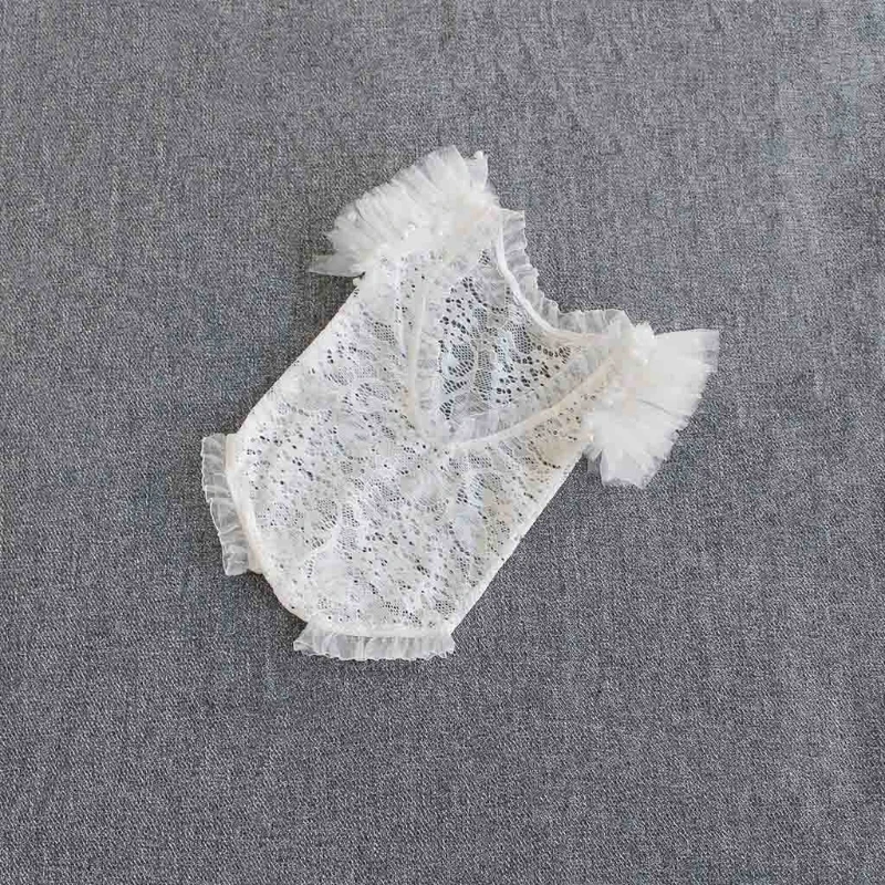 Детский кружевной комбинезон из 3 предметов повязка на голову короткая юбка