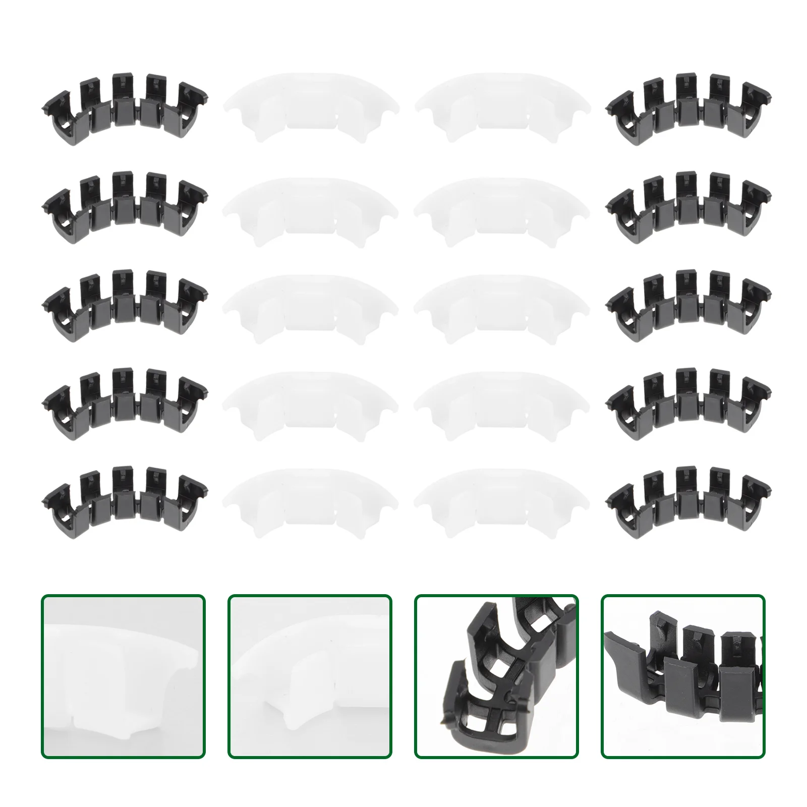 

100 шт., зажимы для растений, 90 градусов