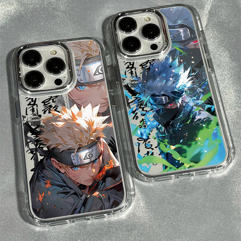Фото Чехол для телефона NARUTOs Kakashs Sasuke для Xiaomi Redmi Note 15 14 13 12 11 10 Pro Plus 14C 13C 12C 10C 4G 5G, роскошный прозрачный чехол №2