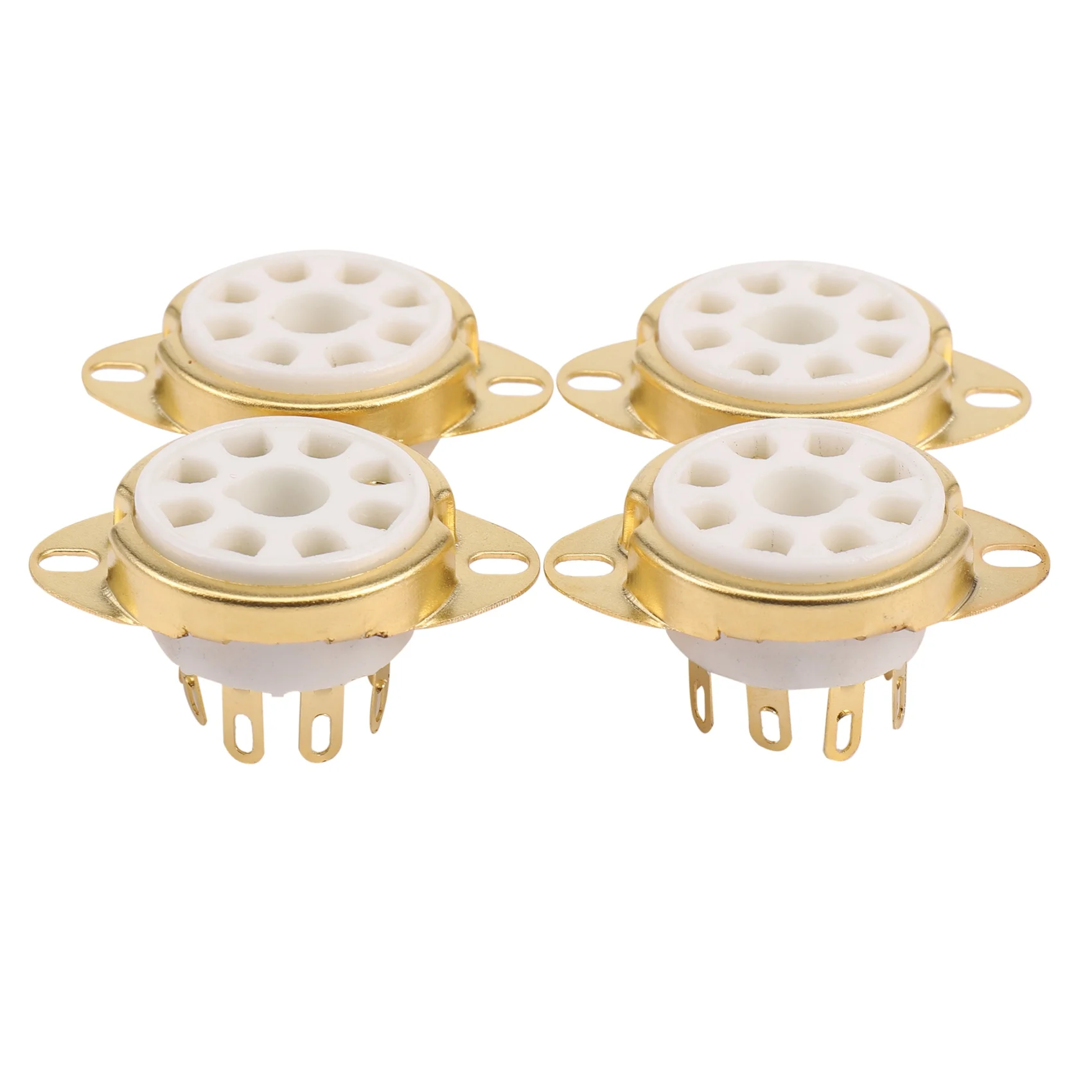 4 шт., 8-контактная керамическая трубка с верхним вакуумным соплом ДЛЯ KT88 EL34 6V6 6650 274B