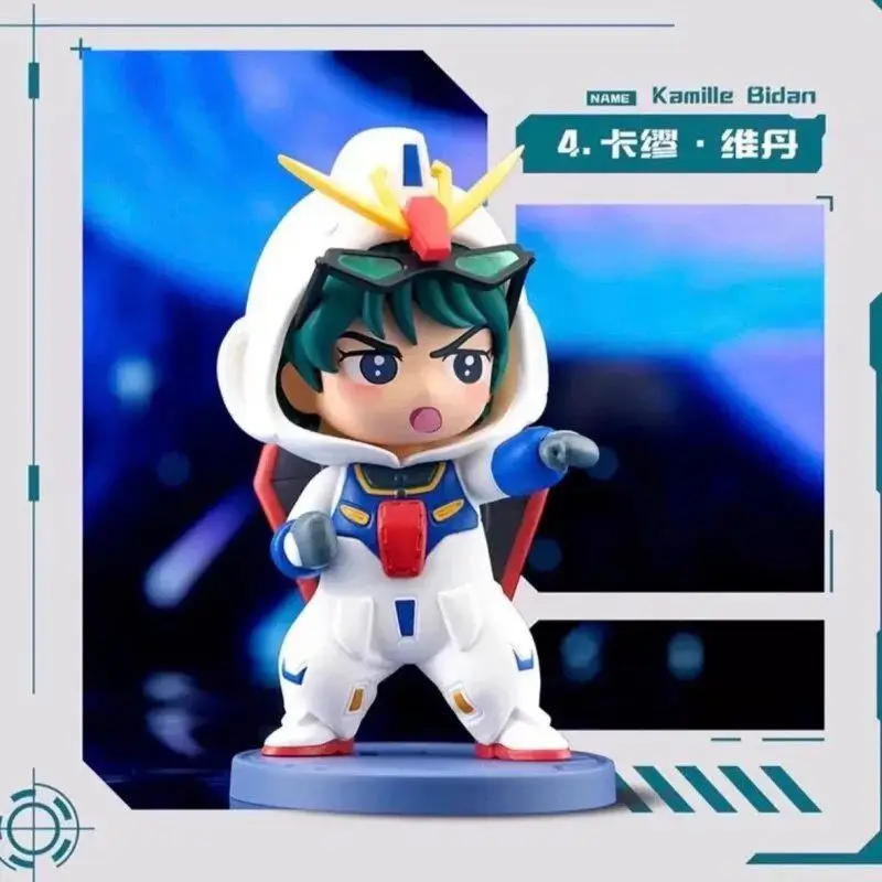 Фото 2026 Bandai BNFIGURE Q Фигурка Pajamars, игрушка, фигурка Mobile Suit Gundam Universe Century, кукла, набор второго поколения, подарочная коробка-сюрприз №5