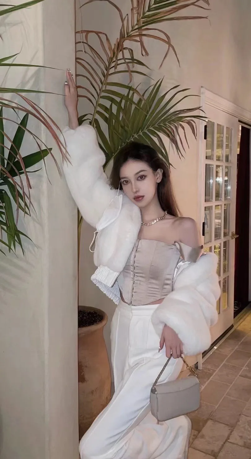 Модное шерстяное пальто в европейском и американском стиле женское тонкое