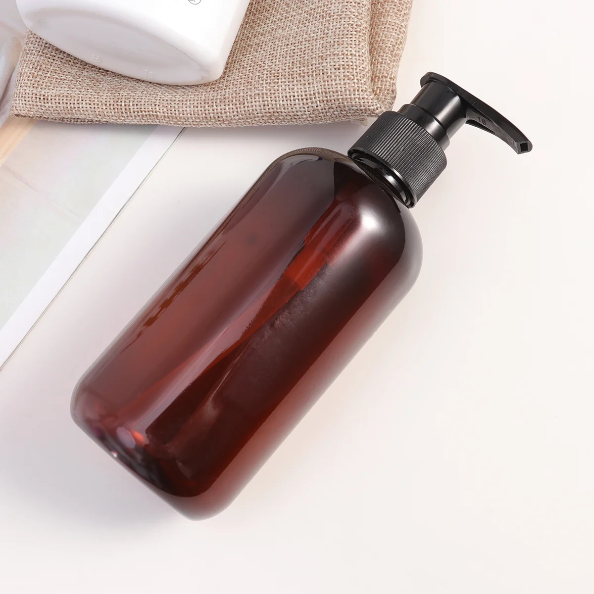 

5Pcs 250ML Pump Bottles Multi-purpose Reusable Dispensing Empty Bottles for Shampoo Emulsion