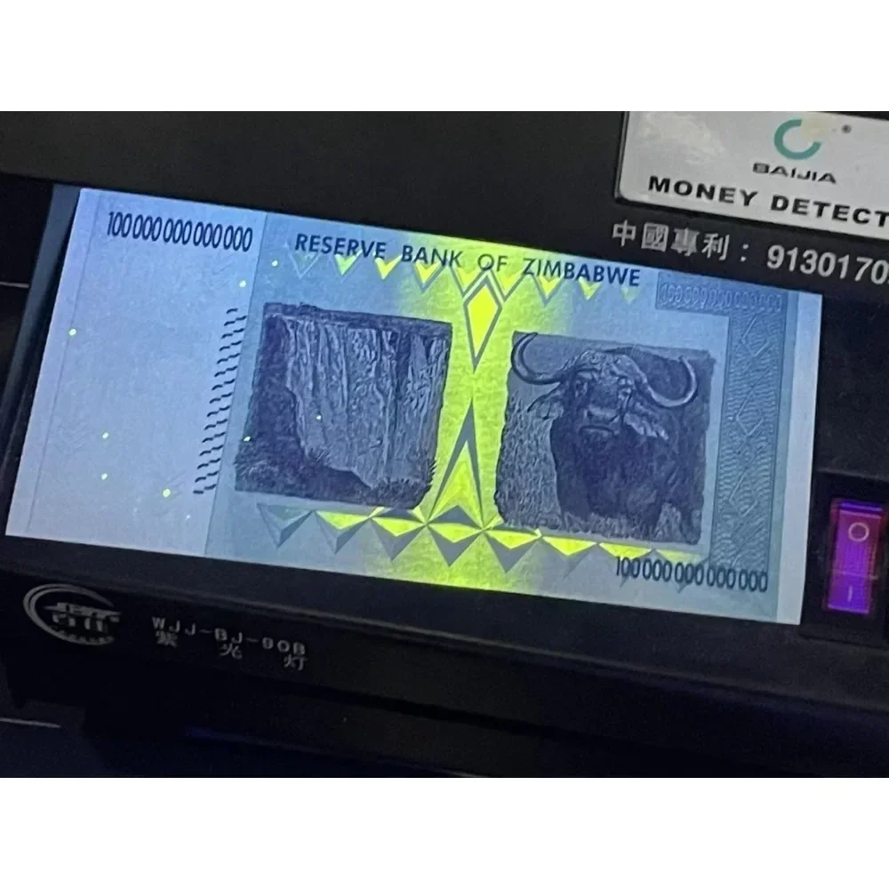 1000 шт./кор. банкнота Zimbabwe One Trillion Dollars с УФ-поддельным серийным номером бумажная
