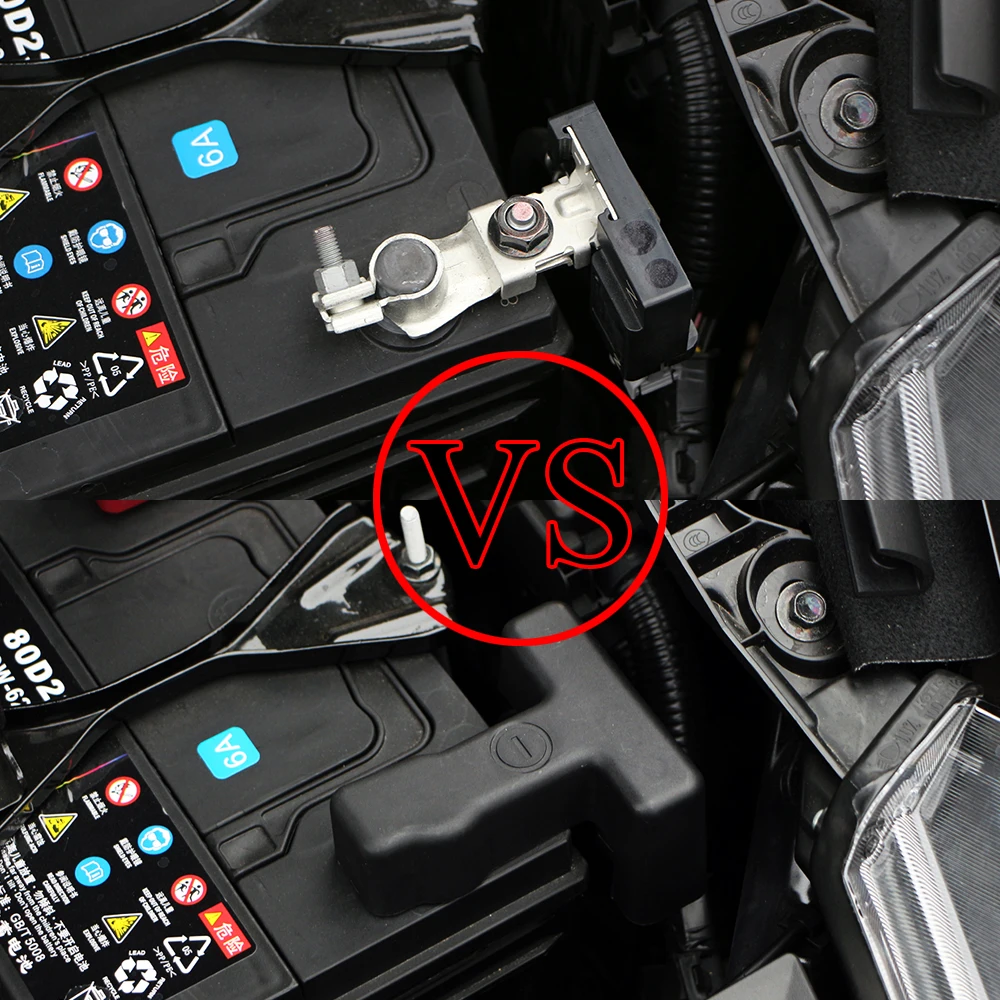 Автомобильный аккумулятор отрицательный зажим электрода Клеммная крышка