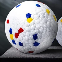 dogs toys exploding balls light high stretch dog side grazing toy pets ball bite resistant solid silent easy clean pet supplies