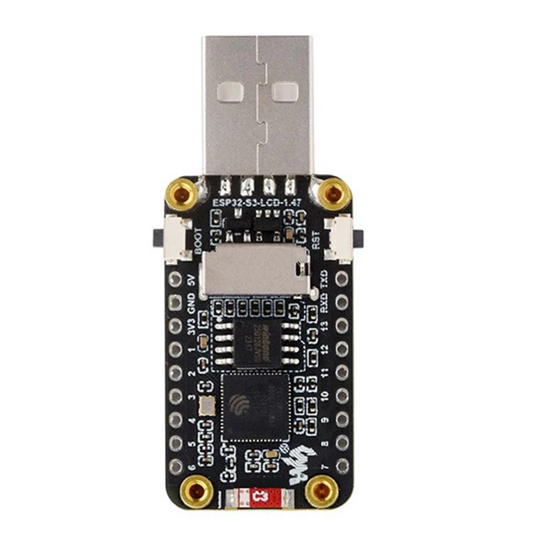 Плата разработки ESP32-S3 1 47-дюймовый ЖК-дисплей встроенный цветной RGB-держатель