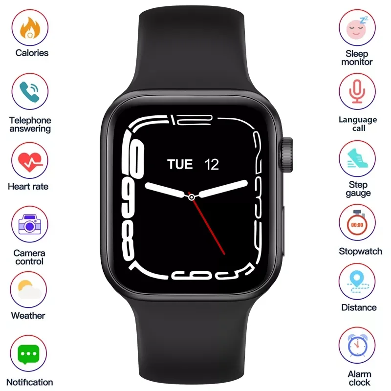 

Новинка 2022, новинка, умные часы с Bluetooth, Смарт-часы с вызовами для мужчин и женщин, спортивный фитнес-браслет, пользовательские часы, монитор ...