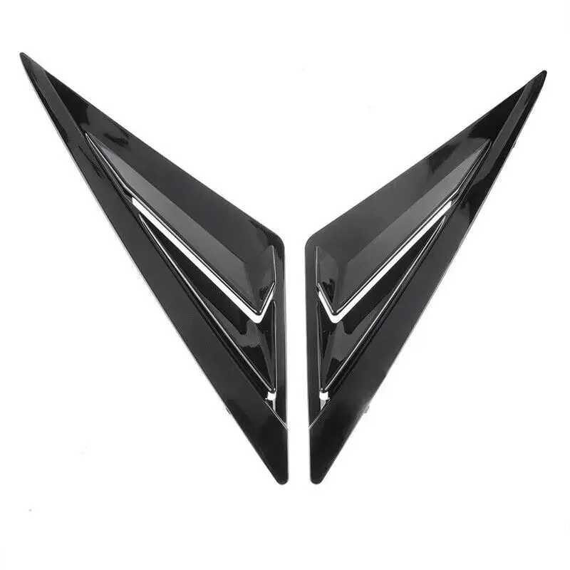 

Для Hyundai Elantra 2021 2022, задняя жалюзи автомобиля, боковая крышка, накладка, наклейка, вентиляционное отверстие, совок, АБС-пластик, углеродное волокно, глянцевый черный