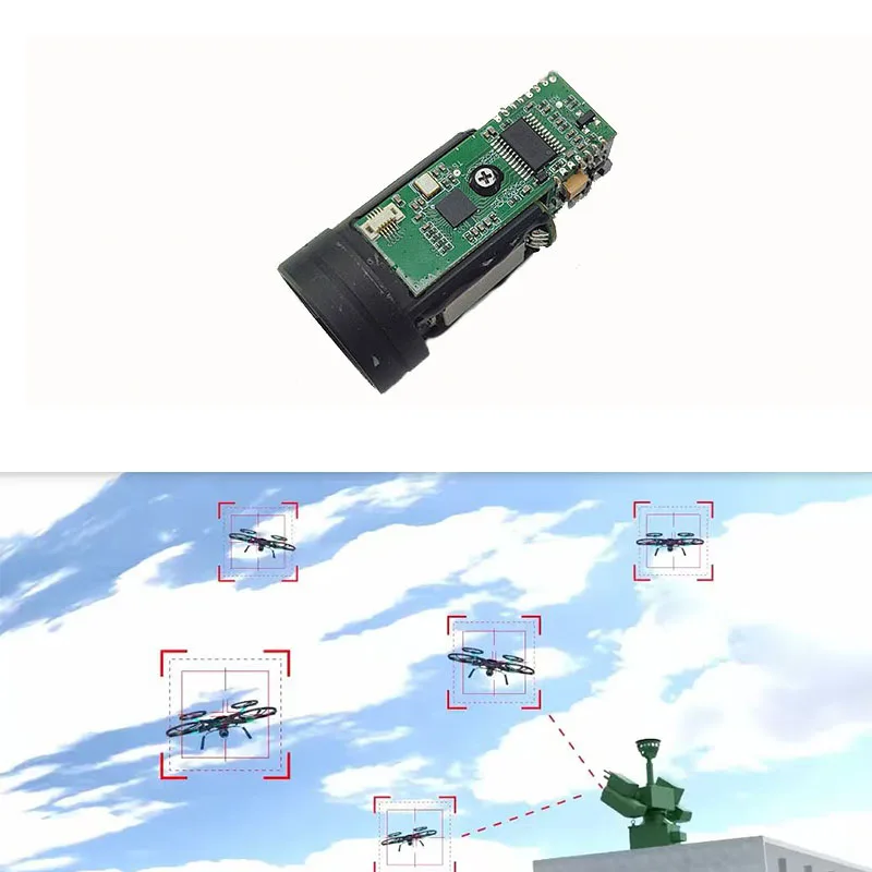 Фото Лучший лазерный датчик расстояния UART 1 км, уличный тепловизор, дальномер, модуль лидарного датчика для определения расстояния №5