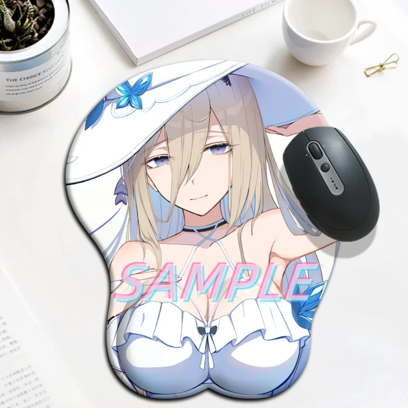 Honkai Impact Aponia Nun Girl Sexy Big obs коврик для мыши геймерский аниме милый упор на запястье 3D Oppai силиконовый гелевый коврик для мыши