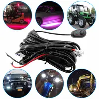 Auto Led Light Power Relay Kit Harness Fuse Heavy Duty Wire 12V 14AWG 450W On-Off Switch For Cars Fog HID Strip Light Work Lamp