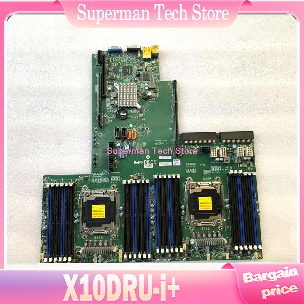 Для материнской платы Supermicro server E5-2600 v4/v3 Family LGA2011 DDR4 X10DRU-i +