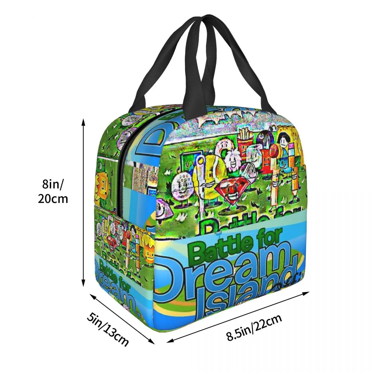 A BFDI Сумки для обеда Изолированная коробка бенто Водонепроницаемая сумка