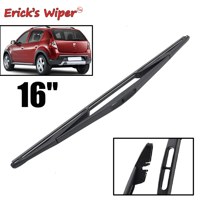 

Щетка стеклоочистителя Erick's Wiper 16 дюймов, для Dacia Renault Sandero Рено Сандеро MK1 2007-2012, лобовое стекло