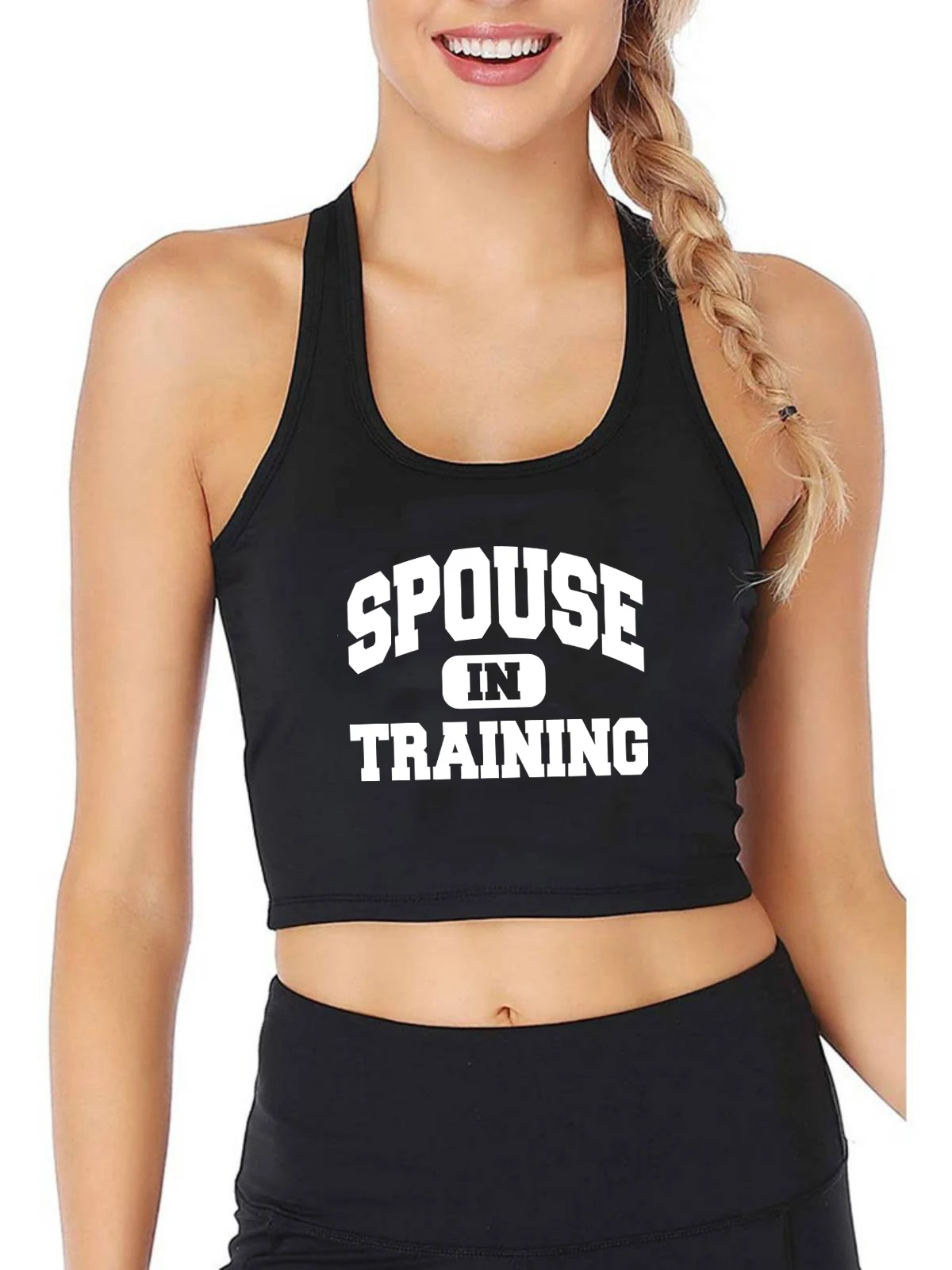 

Сексуальный облегающий кроп-топ для супруга в тренировочном дизайне, женские хлопковые дышащие спортивные майки для фитнеса, настраиваемый Топ