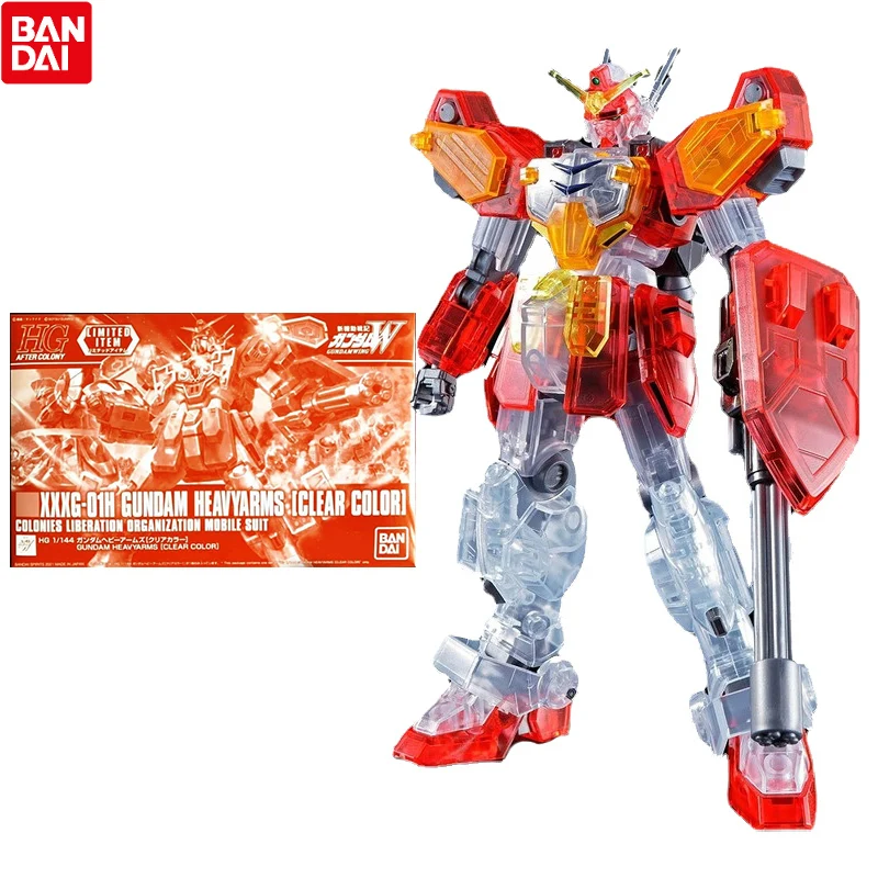 

Набор моделей Bandai Gundam, Аниме Фигурки HG 1/144, бриллиантовые рычаги, чистого цвета, Оригинальная фигурка Gunpla, аниме, игрушки для детей