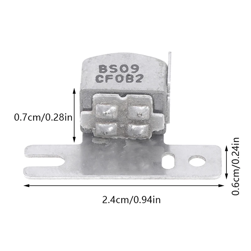 

1 Pc BS09 CF0B2 Dual Track Wear-resistant Magnetic Head For Recorder Advanced Audio Tape Deck Cassette Repair Parts Accessories