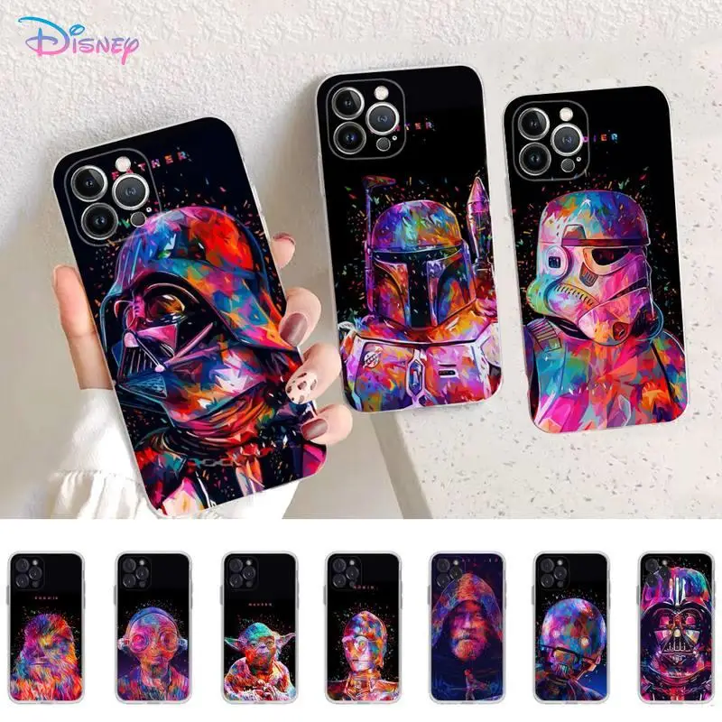 

Star Wars Watercolor Phone Case for iPhone 11 12 13 mini pro XS MAX 8 7 6 6S Plus X 5S SE 2020 XR case