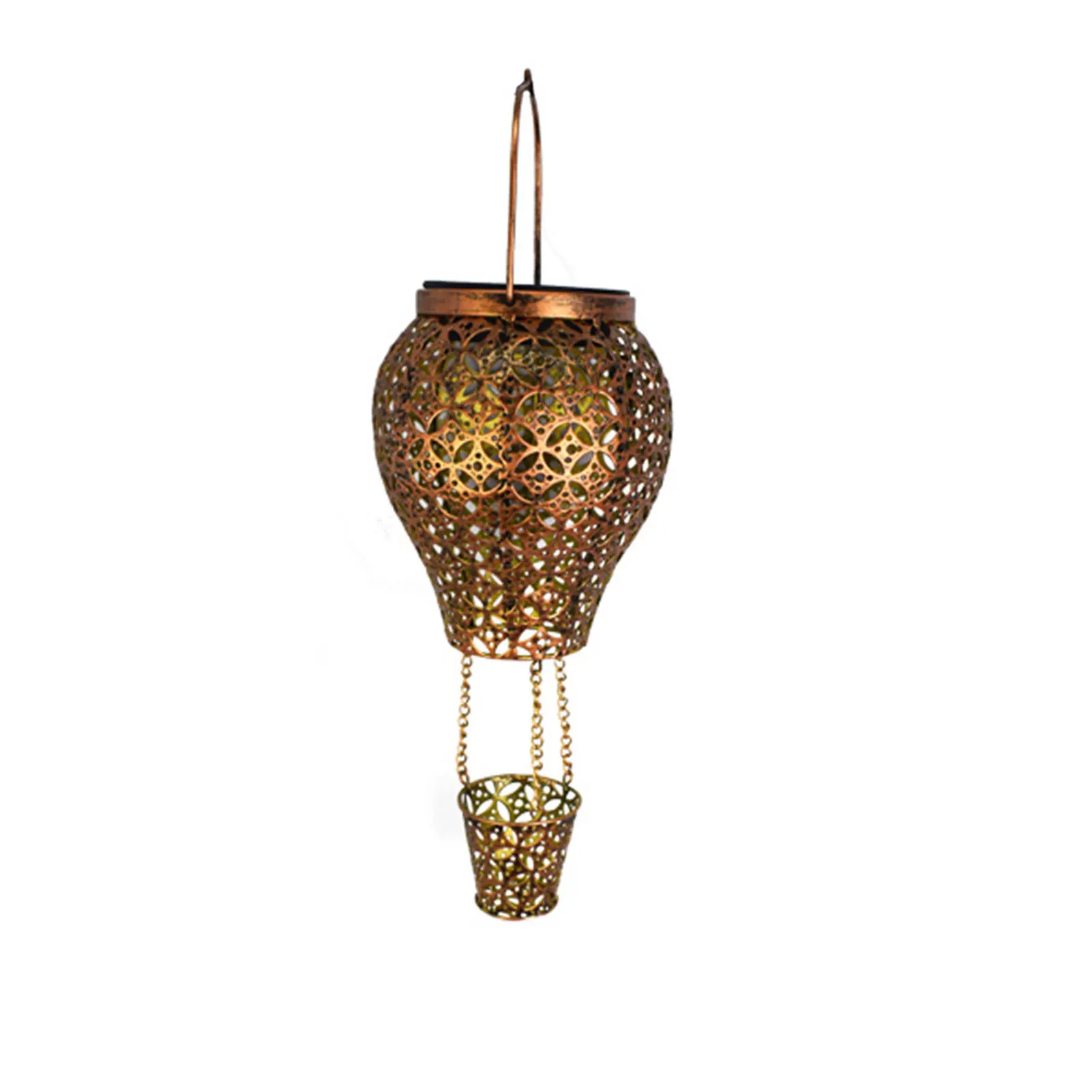 

Outdoor Solar Garden Lights Decor Waterproof Metal Hanging Solar Lights for Yard Patio and Outside