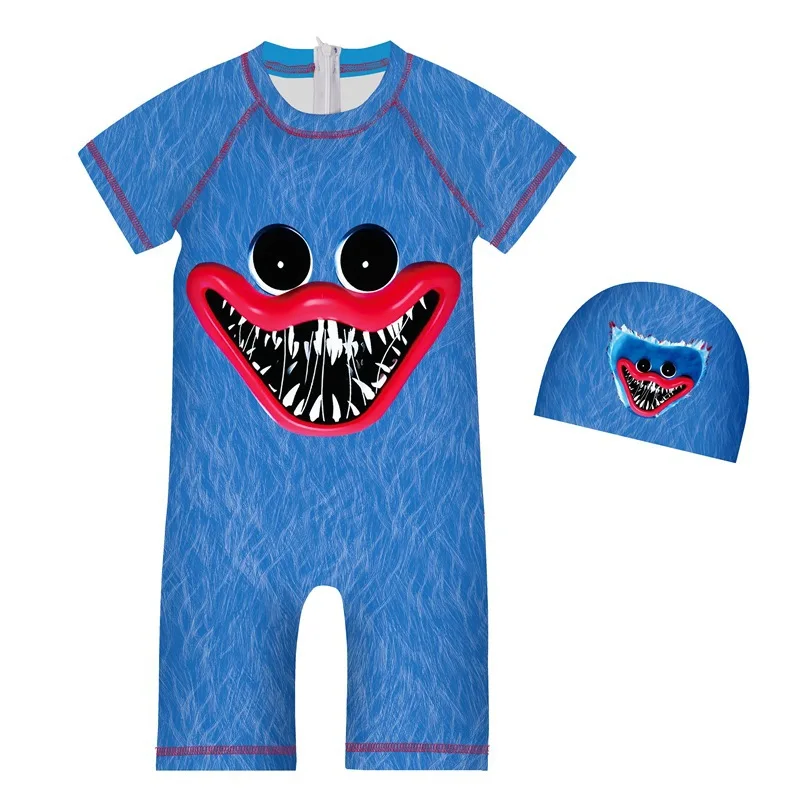 

Детский слитный купальник с мультяшным принтом для девочек и мальчиков