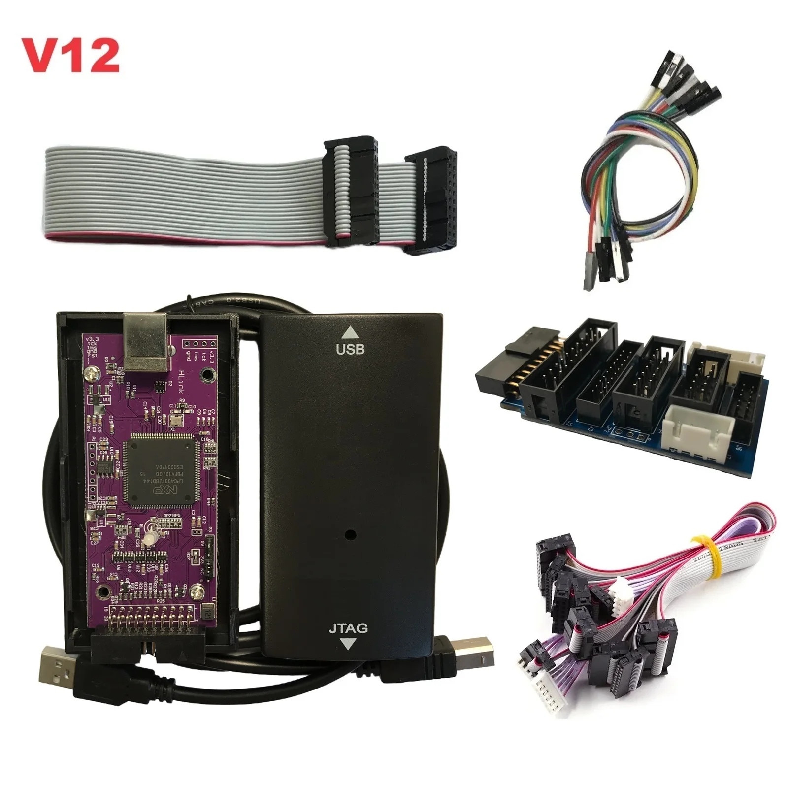 

Для J-LINK JLink V12 J LINK V12 Эмулятор Отладчик Jtag Swd Программатор ARM STM32 MCU Отладочный адаптер Инструмент Полный набор Обновление онлайн
