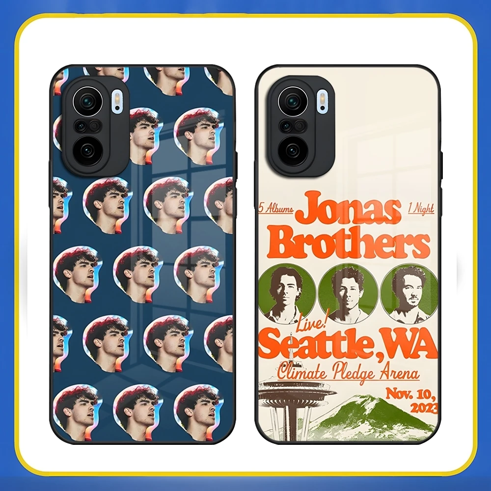 Чехол для телефона Singer Jonas B-Brothers Xiaomi 15 14 Lite 12 Pro 11t 13 POCO M6 M5 X6 X5 X3 NFC F5 F6 Glass Cover
