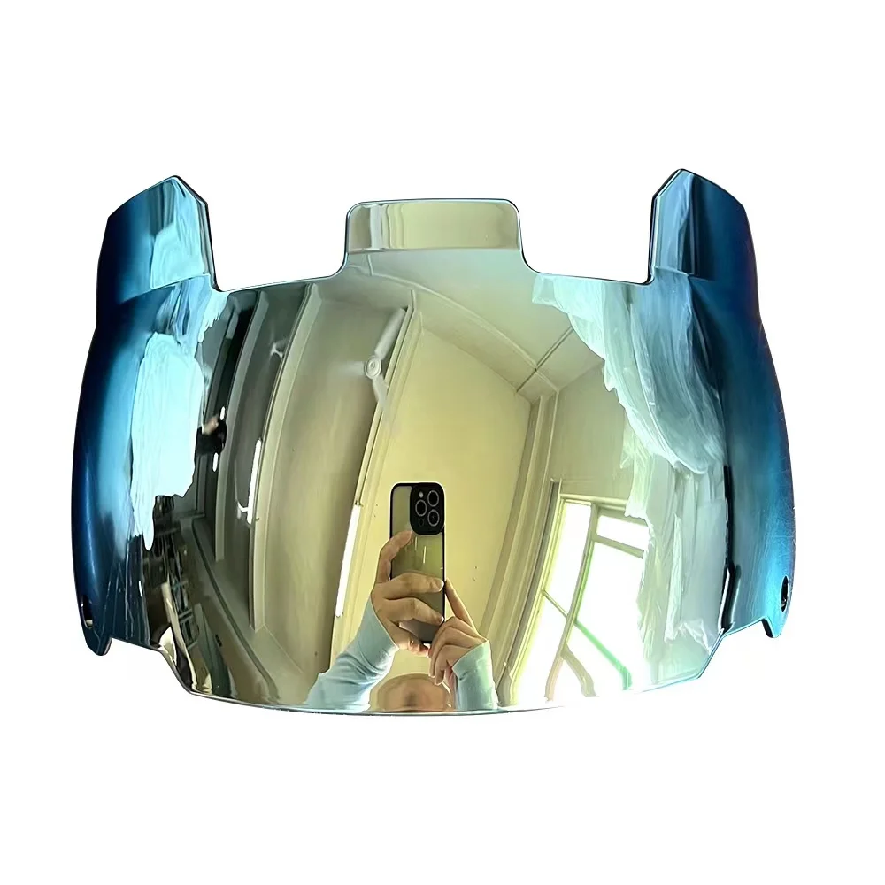 

Hot Sale Cheap Football Visors with Clip Rainbow Helmet Eye-Shield Visor