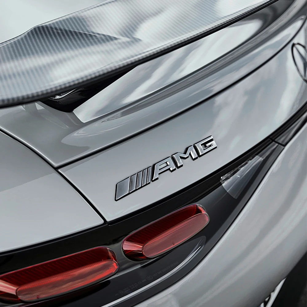Новая эмблема AMG для багажника автомобиля наклейка декоративные аксессуары Mercedes