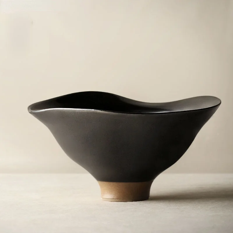 

Японская зеркальная керамическая тарелка ручной работы для фруктов, закусок, бытовая тарелка для риса, лапши, салата, посуда