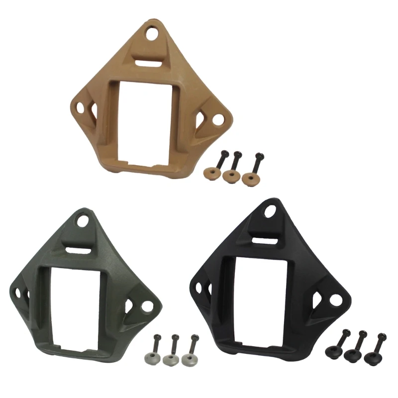 Тактический шлем NVG крепление Базовый адаптер кожух с 3-мя отверстиями