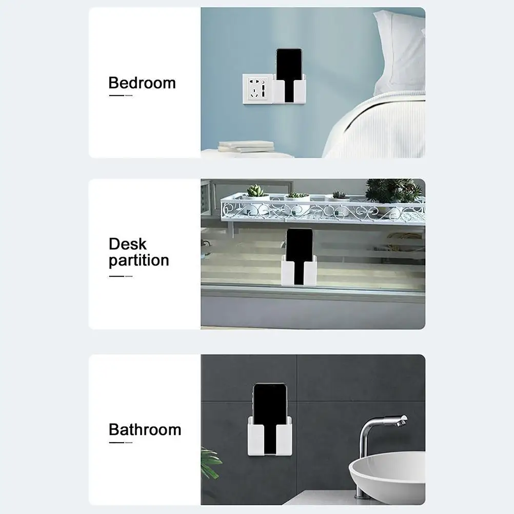 Настенный крючок для зарядного устройства Держатель мобильного телефона