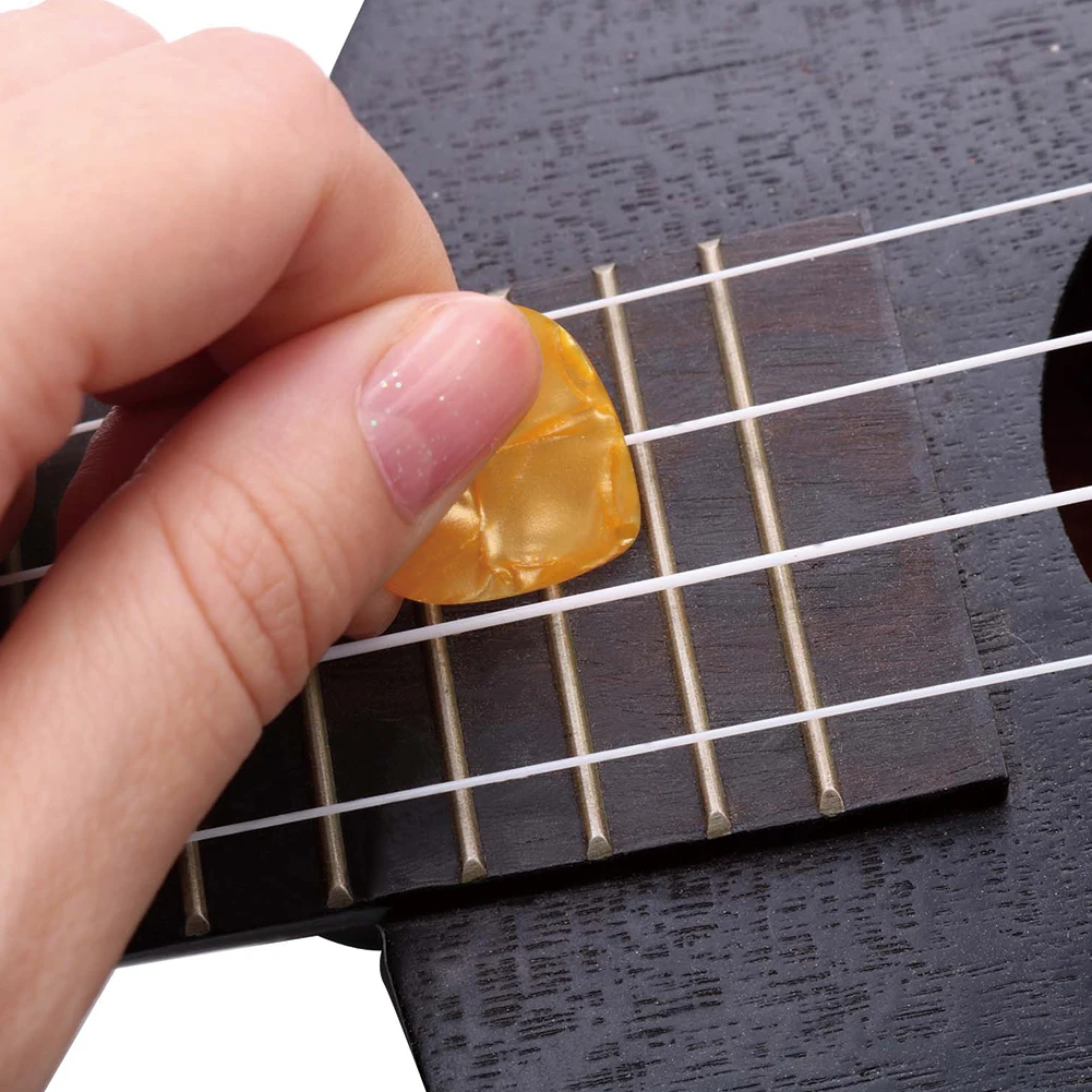 

Celluloid Guitar Picks 0.5-1mm 12PCS 24 X 21mm Bass Celluloid Electric Guitar For Acoustic Guitar Picks Plectrums