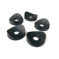51020pcs plastic nozzle gasket duckbill seat semicircular sealing ring pad black round tube duckbilled gaskets 16x625x8mm