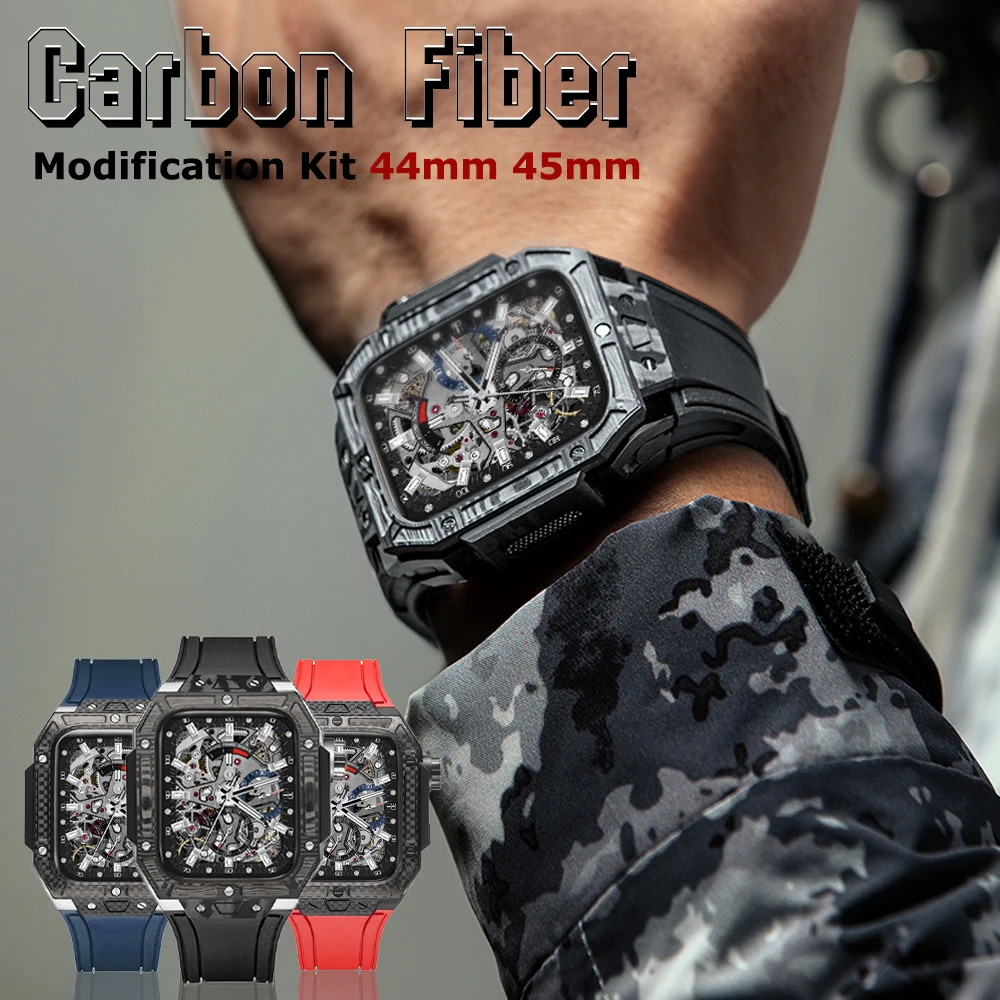 

Комплект для часов из углеродного волокна для Apple Watch 8 45 мм