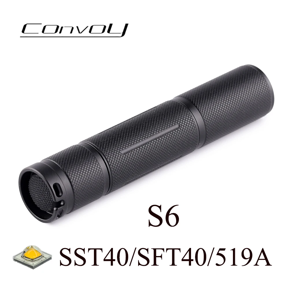 

Фонарик Convoy S6 SST40 519A SFT40 18650