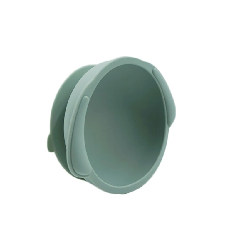 

Baby Suction Bowl Dinner Plate Infants Learning Feeding Training Dish BPA-Free Silicone Solid Color Bowl for Newborn Children