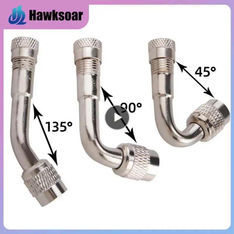 

Durable Valve Stem Valve Extension Adapter For Truck Moto Bike Motorcycle Valve Mouth 45 ° / 90 ° / 135 ° Motorcycle Accessories