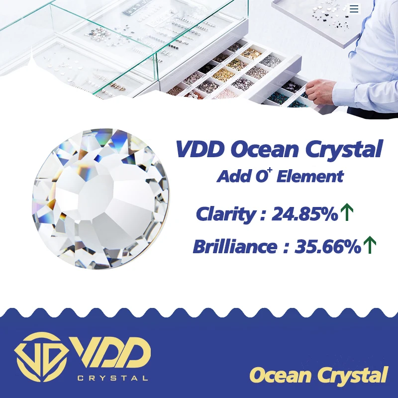 VDD 10000 шт. оптовая продажа высококачественные стразы из стекла без горячей