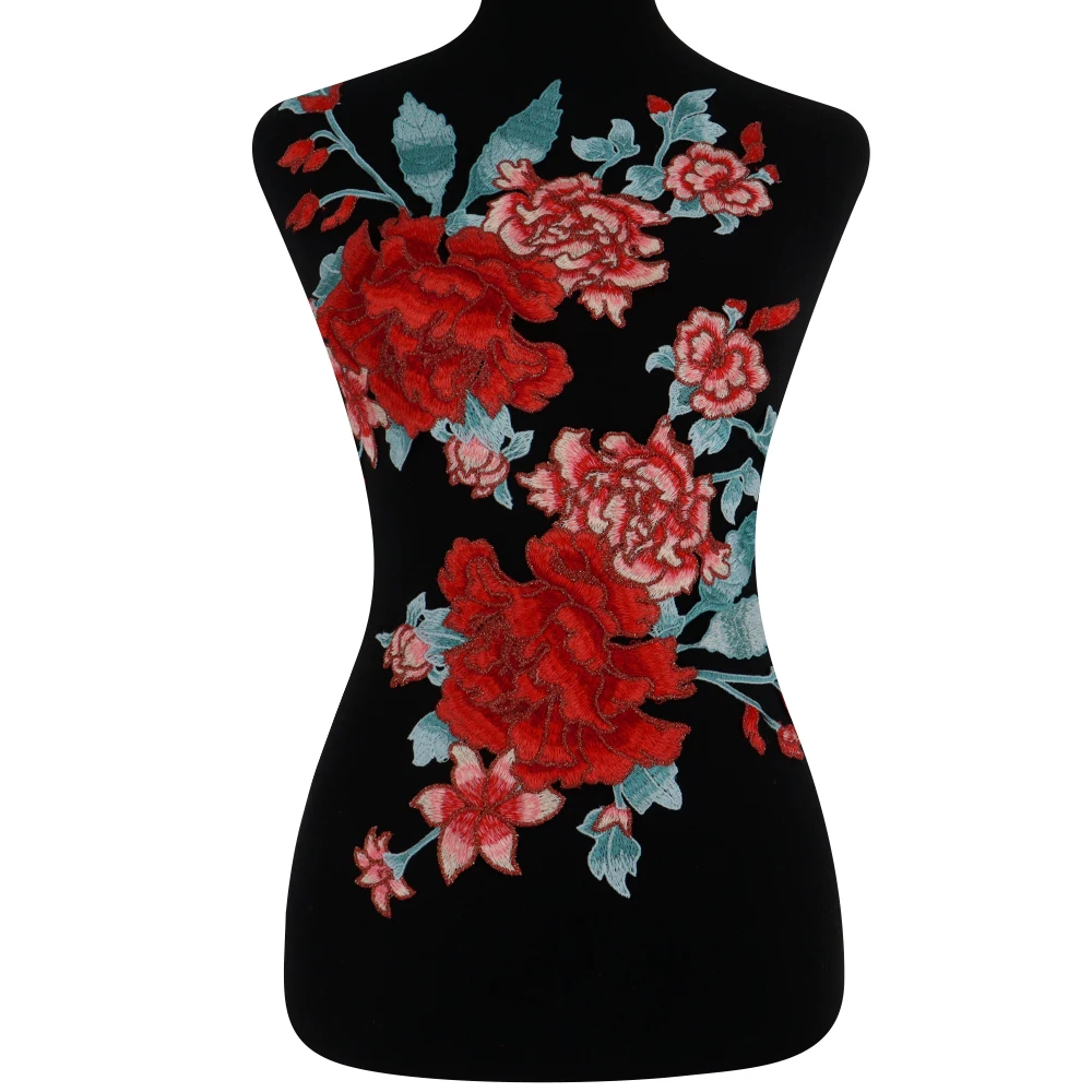 Отделка пионов пришивная Цветочная аппликация для мотиков аксессуары украшения