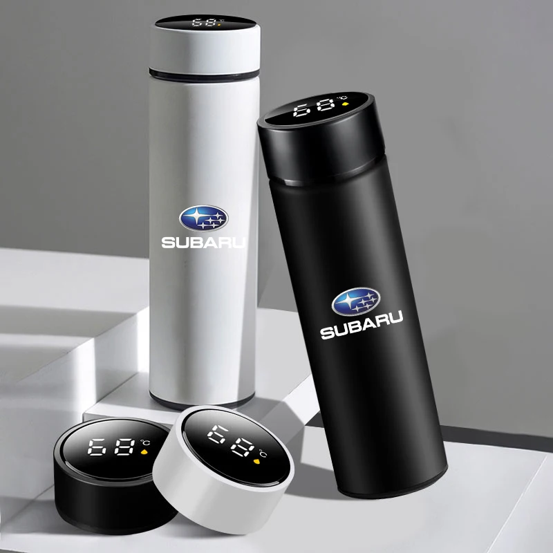 

Car Stainless Mug In-Car Thermos Cup Vacuum Flask for Subaru Forester Impreza Outback Legacy Tribecacar WRC XV Car Accessories