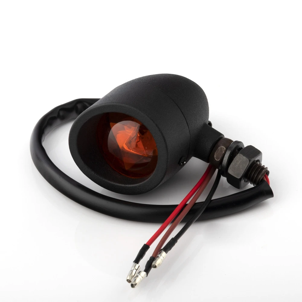 Индикаторы поворота мотоцикла желто-черный цвет сигнал лампа осветительные